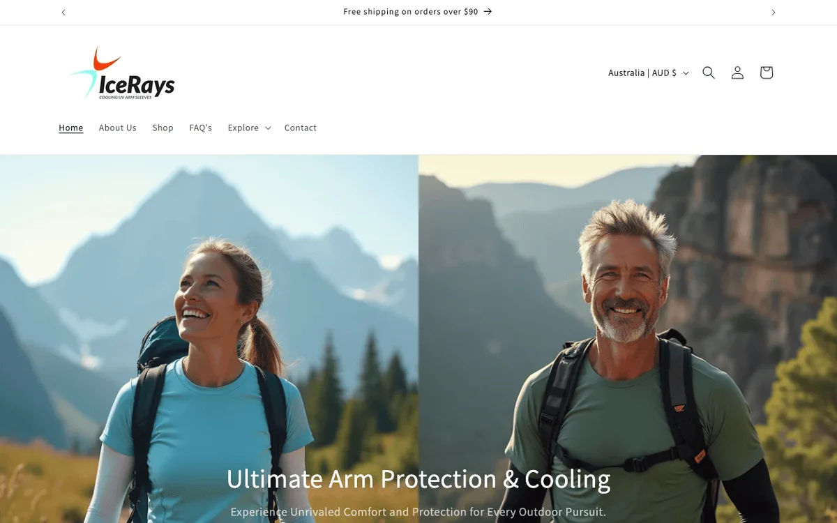 IceRays — site screenshot